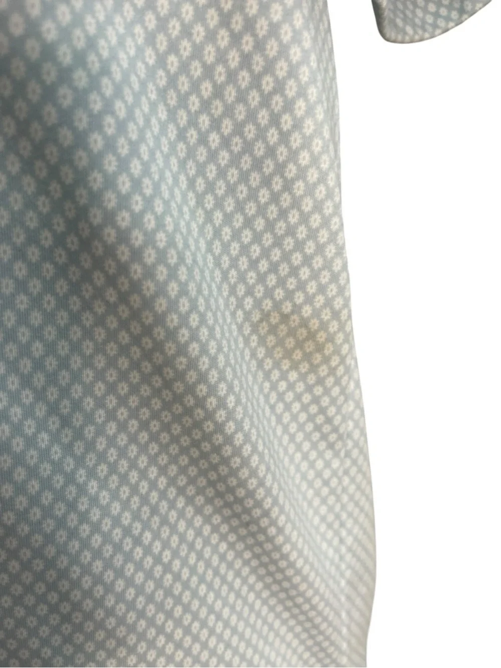 UNTUCKit Chen Printed Wrinkle Free Polo Blue White